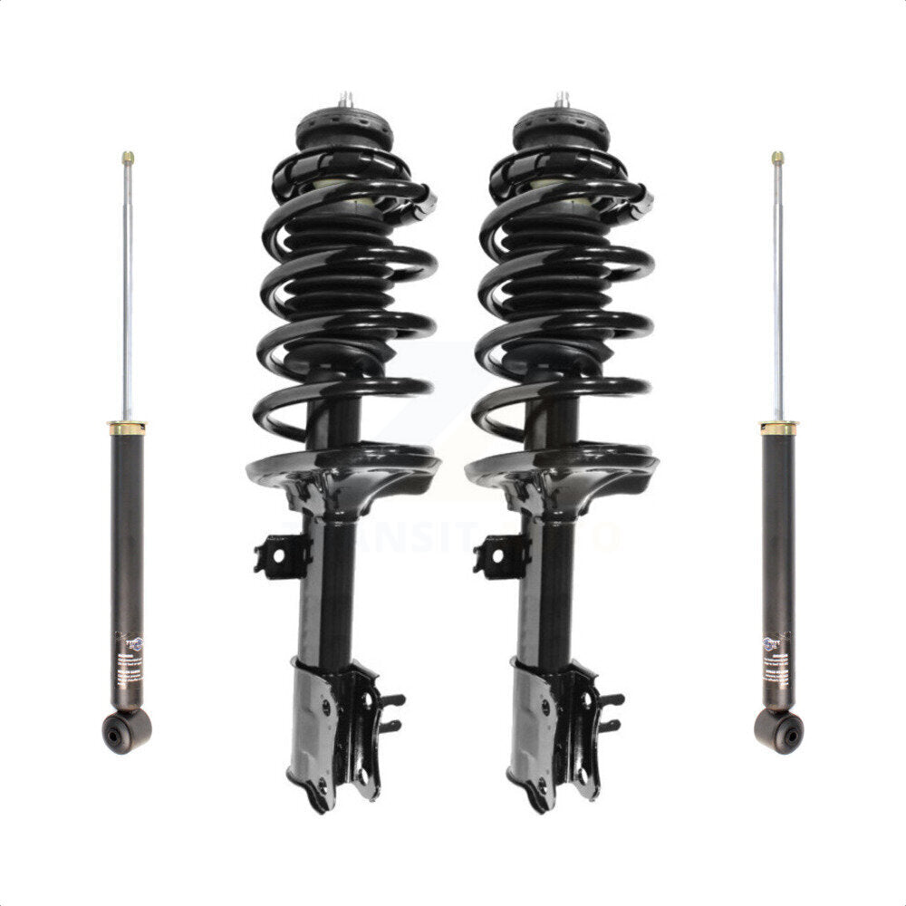 Front Rear Complete Suspension Shocks Strut And Coil Spring Mount Assemblies Kit For Chevrolet Aveo Aveo5 Pontiac G3 Wave - Left Right Side (Driver Passenger) K78M-100104 by Transit Auto