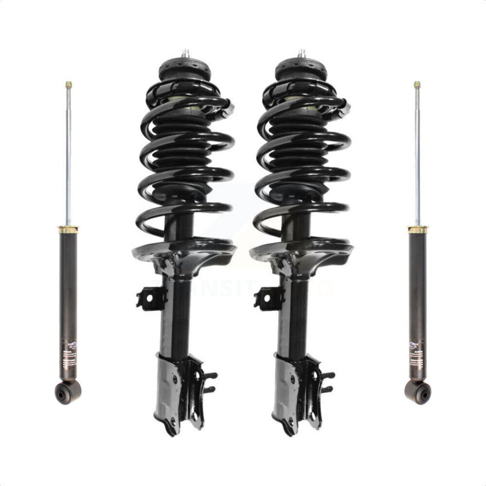 Front Rear Complete Suspension Shocks Strut And Coil Spring Mount Assemblies Kit For Chevrolet Aveo Aveo5 Pontiac G3 Wave - Left Right Side (Driver Passenger) K78M-100104 by Transit Auto