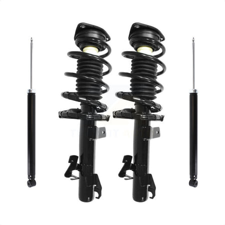 Front Rear Complete Suspension Shocks Strut And Coil Spring Mount Assemblies Kit For 2010-2011 Mazda 3 GS GT GX Excludes MazdaSpeed Model - Left Right Side (Driver Passenger) K78M-100125 by Transit Auto