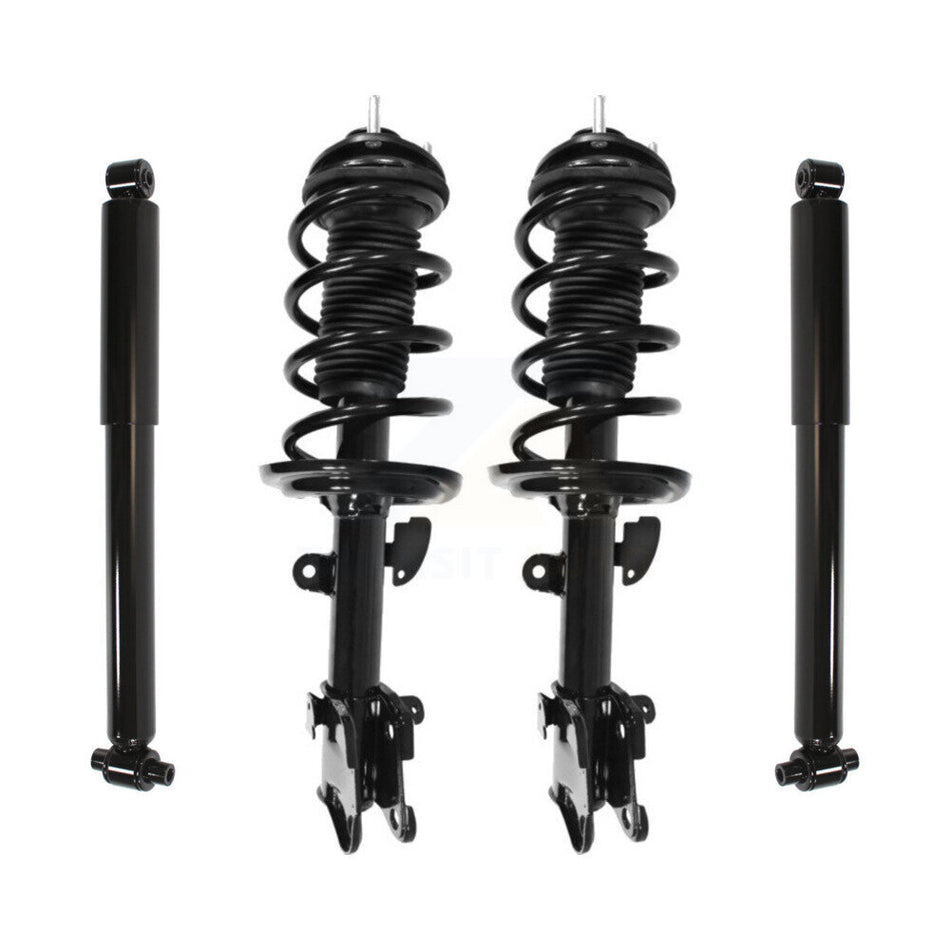 Front Rear Complete Suspension Shocks Strut And Coil Spring Mount Assemblies Kit For 2007-2013 Acura MDX Excludes Electronic - Left Right Side (Driver Passenger) K78M-100126