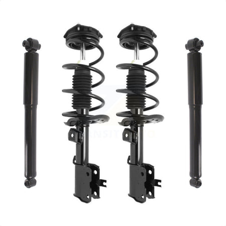 Front Rear Complete Suspension Shocks Strut And Coil Spring Mount Assemblies Kit For Nissan Rogue Select AWD - Left Right Side (Driver Passenger) K78M-100129 by Transit Auto