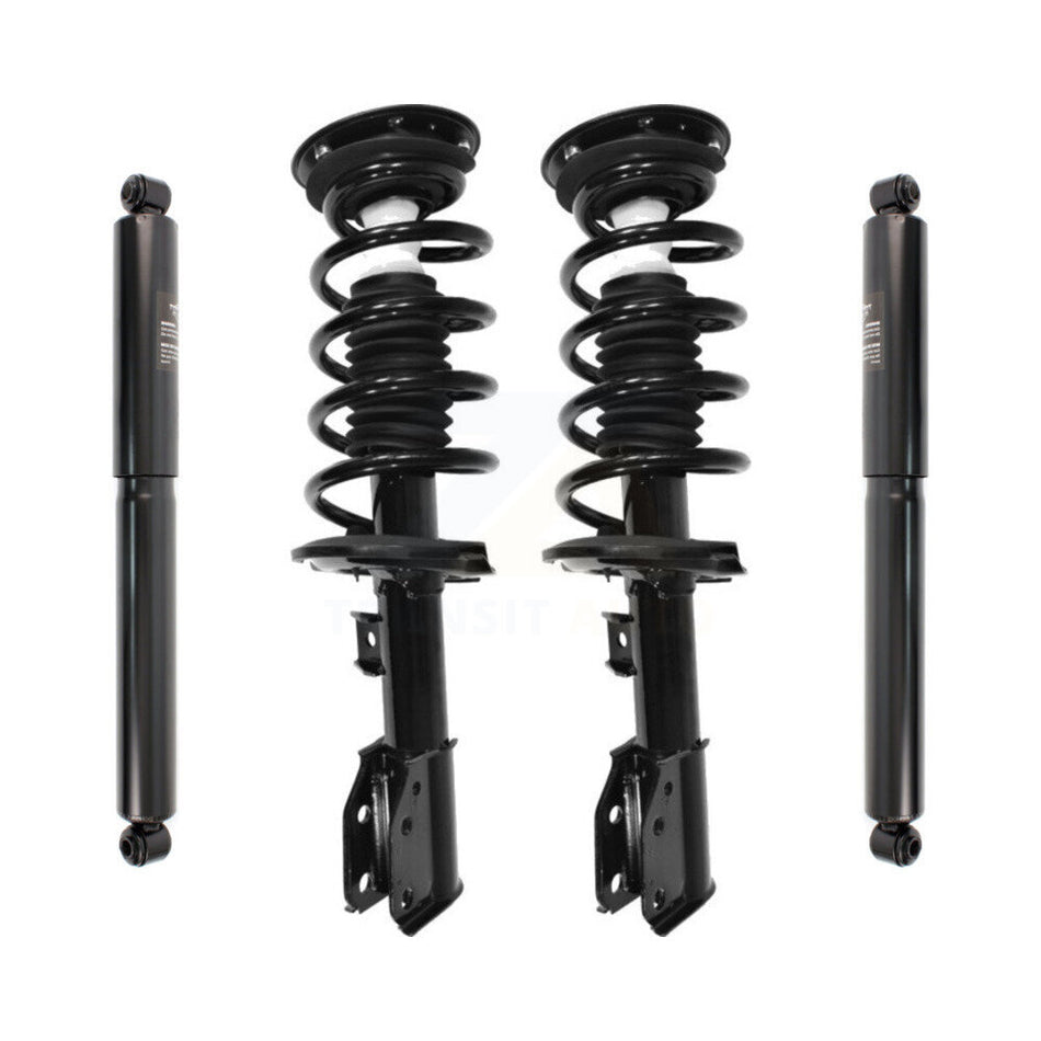 Front Rear Complete Suspension Shocks Strut And Coil Spring Mount Assemblies Kit For Chevrolet Equinox Saturn Vue Pontiac Torrent - Left Right Side (Driver Passenger) K78M-100133