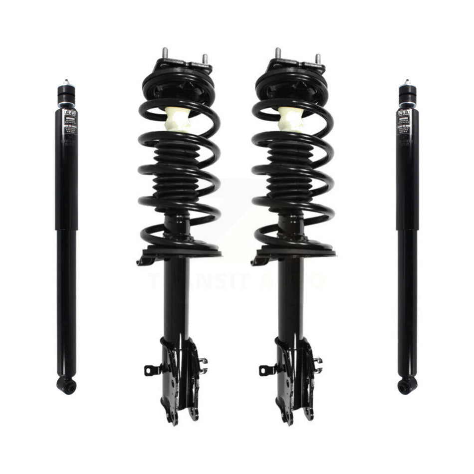 Front Rear Complete Suspension Shocks Strut And Coil Spring Mount Assemblies Kit For 2007-2015 Mazda CX-9 - Left Right Side (Driver Passenger) K78M-100194