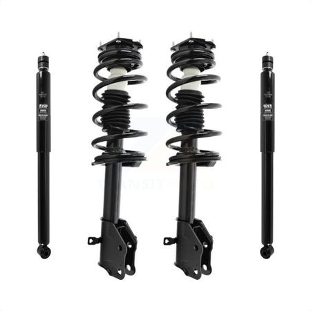 Front Rear Complete Suspension Shocks Strut And Coil Spring Mount Assemblies Kit For Ford Edge Lincoln MKX - Left Right Side (Driver Passenger) K78M-100209 by Transit Auto