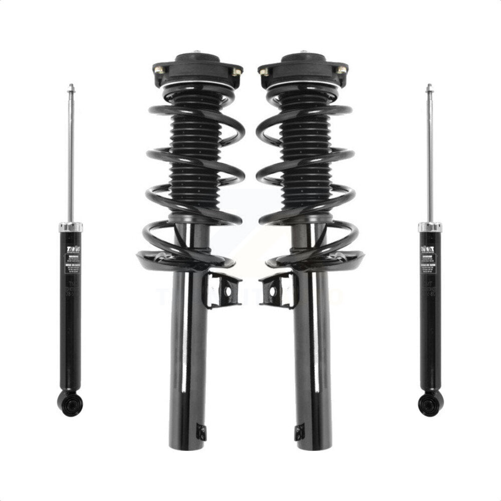 Front Rear Complete Suspension Shocks Strut And Coil Spring Mount Assemblies Kit For Volkswagen Tiguan Limited - Left Right Side (Driver Passenger) K78M-100213 by Transit Auto