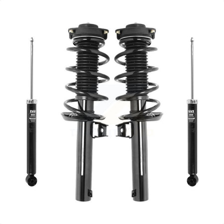 Front Rear Complete Suspension Shocks Strut And Coil Spring Mount Assemblies Kit For Volkswagen Tiguan Limited - Left Right Side (Driver Passenger) K78M-100213 by Transit Auto