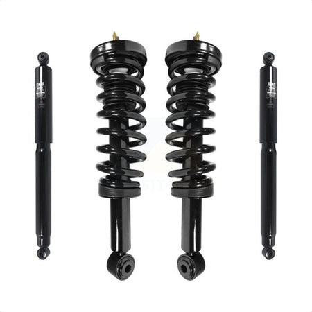 Front Rear Complete Suspension Shocks Strut And Coil Spring Mount Assemblies Kit For Ford F-150 Excludes Wheel Drive Torsion Left Right Side (Driver Passenger) K78M-100217 by Transit Auto