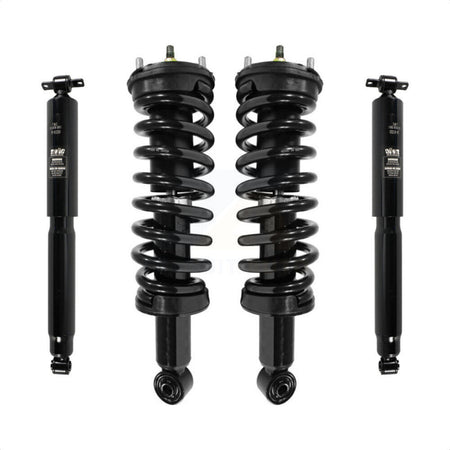 Front Rear Strut Spring Kit For Chevrolet Colorado GMC Canyon Excludes 17" Wheels 18" All Wheel Drive Vehicles with Torsion Bar RWD front springs K78M-100219 by Transit Auto