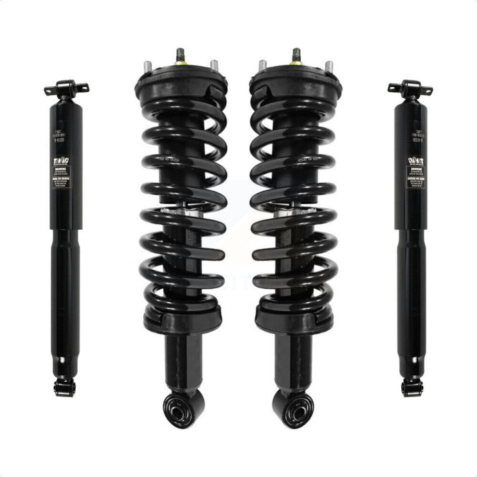 Front Rear Strut Spring Kit For Chevrolet Colorado GMC Canyon Excludes 17" Wheels 18" All Wheel Drive Vehicles with Torsion Bar RWD front springs K78M-100219 by Transit Auto