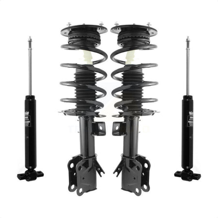 Front Rear Complete Suspension Shocks Strut And Coil Spring Mount Assemblies Kit For Ford Fusion - Left Right Side (Driver Passenger) K78M-100224 by Transit Auto