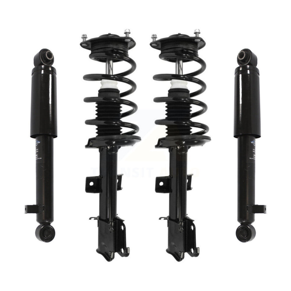 Front Rear Complete Suspension Shocks Strut And Coil Spring Mount Assemblies Kit For 2011-2013 Kia Sorento - Left Right Side (Driver Passenger) K78M-100239