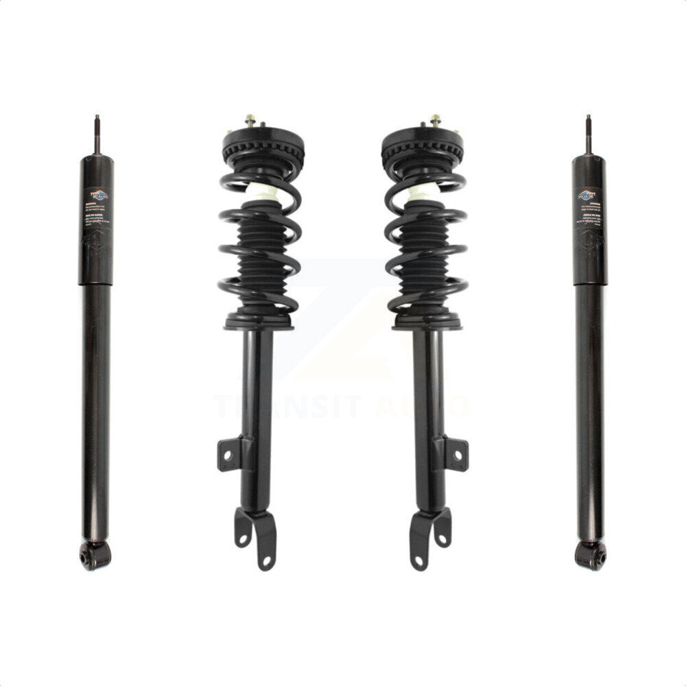 Front Rear Complete Suspension Shocks Strut And Coil Spring Mount Assemblies Kit For Chrysler 300 Excludes All Wheel Drive V8 Engine S Limited Models - Left Right Side K78M-100295 by Transit Auto