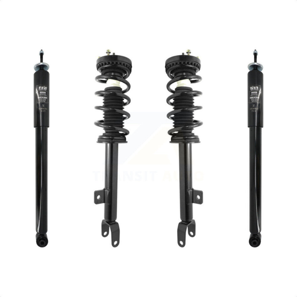 Front Rear Complete Suspension Shocks Strut And Coil Spring Mount Assemblies Kit For Chrysler 300 Excludes All Wheel Drive V8 Engine S Limited Models - Left Right Side K78M-100295