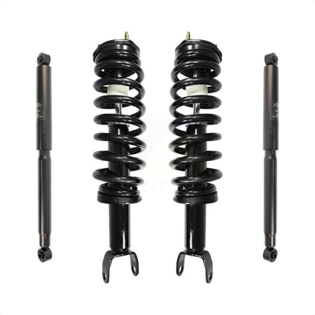 Front Rear Complete Shocks Strut Coil Spring Kit For 2006-2008 Dodge Ram 1500 Standard Cab Pickup Crew with 4WD Excludes Wheel Drive TRX4 Models SRT-10 K78M-100309 by Transit Auto