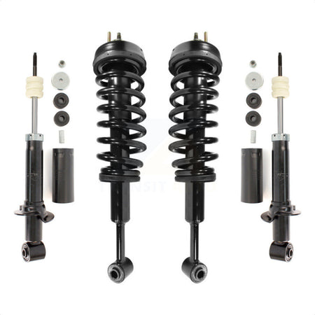 Front Rear Complete Suspension Shocks Strut And Coil Spring Mount Assemblies Kit For 2006-2010 Ford Explorer Mercury Mountaineer Not Compatible With Sport Trac Models - K78M-100311 by Transit Auto