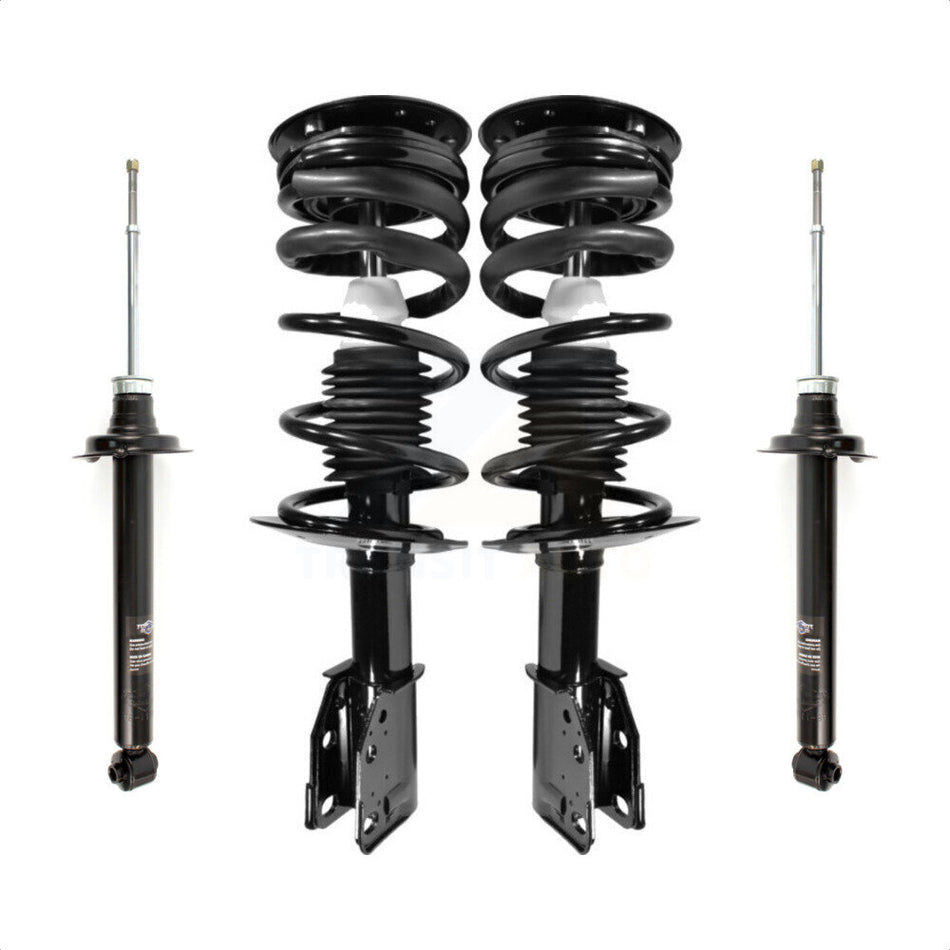 Front Rear Complete Suspension Shocks Strut And Coil Spring Mount Assemblies Kit For 1999-2005 Chevrolet Cavalier Pontiac Sunfire Second Edition Design - Left Right Side K78M-100314 by Transit Auto