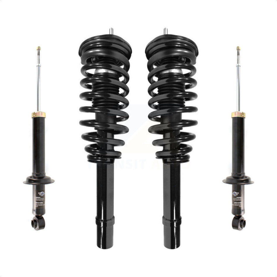 Front Rear Complete Suspension Shocks Strut And Coil Spring Mount Assemblies Kit For Hyundai Sonata Kia Optima Magentis - Left Right Side (Driver Passenger) K78M-100317