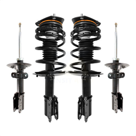 Front Rear Complete Shocks Strut And Coil Spring Mount Assemblies Kit For Buick Century Chevrolet Impala Pontiac Grand Prix Regal Excludes 17" 18" Wheels Police Taxi Models - K78M-100318 by Transit Auto