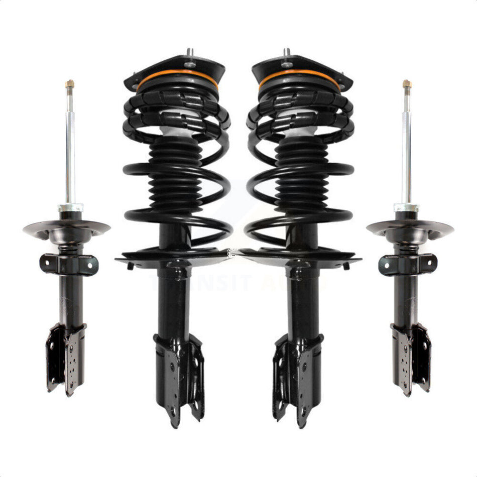 Front Rear Complete Shocks Strut And Coil Spring Mount Assemblies Kit For Buick Century Chevrolet Impala Pontiac Grand Prix Regal Excludes 17" 18" Wheels Police Taxi Models - K78M-100318 by Transit Auto