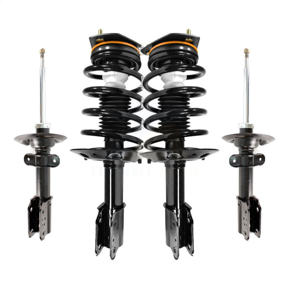 Front Rear Complete Suspension Shocks Strut And Coil Spring Mount Assemblies Kit For Chevrolet Impala Oldsmobile Intrigue - Left Right Side (Driver Passenger) K78M-100321 by Transit Auto