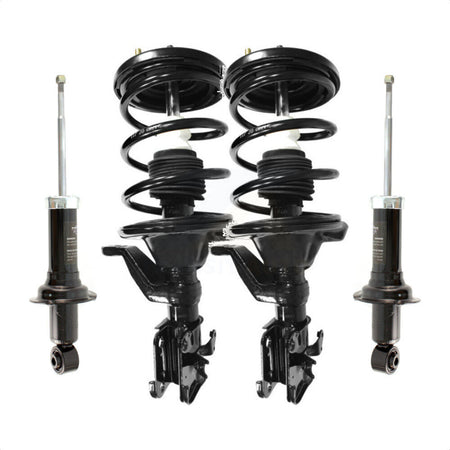 Front Rear Complete Suspension Shocks Strut And Coil Spring Mount Assemblies Kit For Honda Civic Acura EL - Left Right Side (Driver Passenger) K78M-100322 by Transit Auto