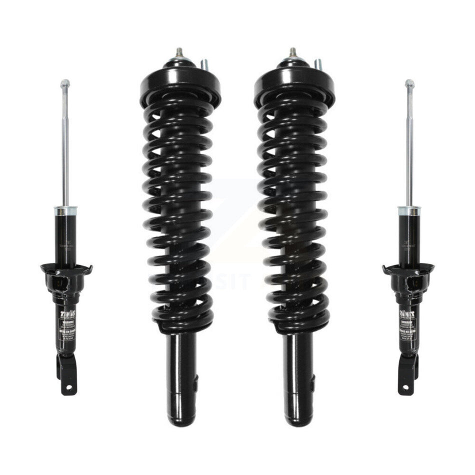 Front Rear Complete Suspension Shocks Strut And Coil Spring Mount Assemblies Kit For Honda Civic Acura EL - Left Right Side (Driver Passenger) K78M-100325
