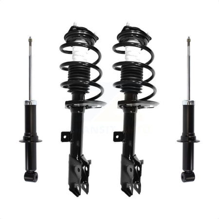 Front Rear Complete Suspension Shocks Strut And Coil Spring Mount Assemblies Kit For Dodge Caliber Jeep Patriot Compass - Left Right Side (Driver Passenger) K78M-100329 by Transit Auto