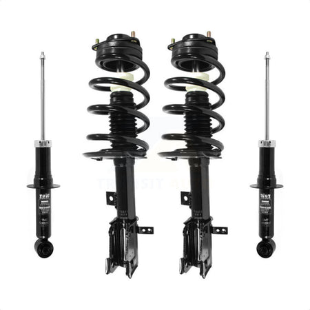 Front Rear Complete Suspension Shocks Strut And Coil Spring Mount Assemblies Kit For 2011-2019 Dodge Journey 3.6L Excludes 4 Cylinder Engine Left Right Side (Driver Passenger) K78M-100339 by Transit Auto