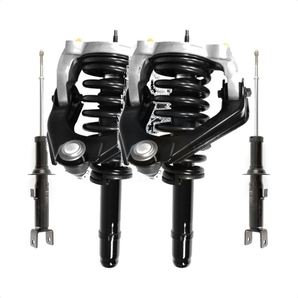 Front Rear Complete Suspension Shocks Strut And Coil Spring Mount Assemblies Kit For Chrysler Sebring Dodge Stratus Cirrus Plymouth Breeze - Left Right Side (Driver Passenger) K78M-100344 by Transit Auto