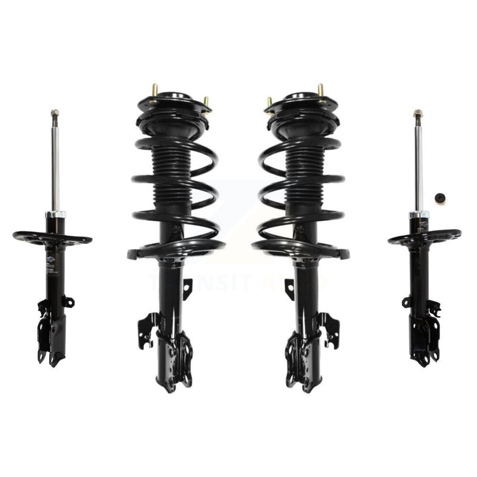Front Rear Complete Suspension Shocks Strut And Coil Spring Mount Assemblies Kit For Toyota Camry Avalon - Left Right Side (Driver Passenger) K78M-100354