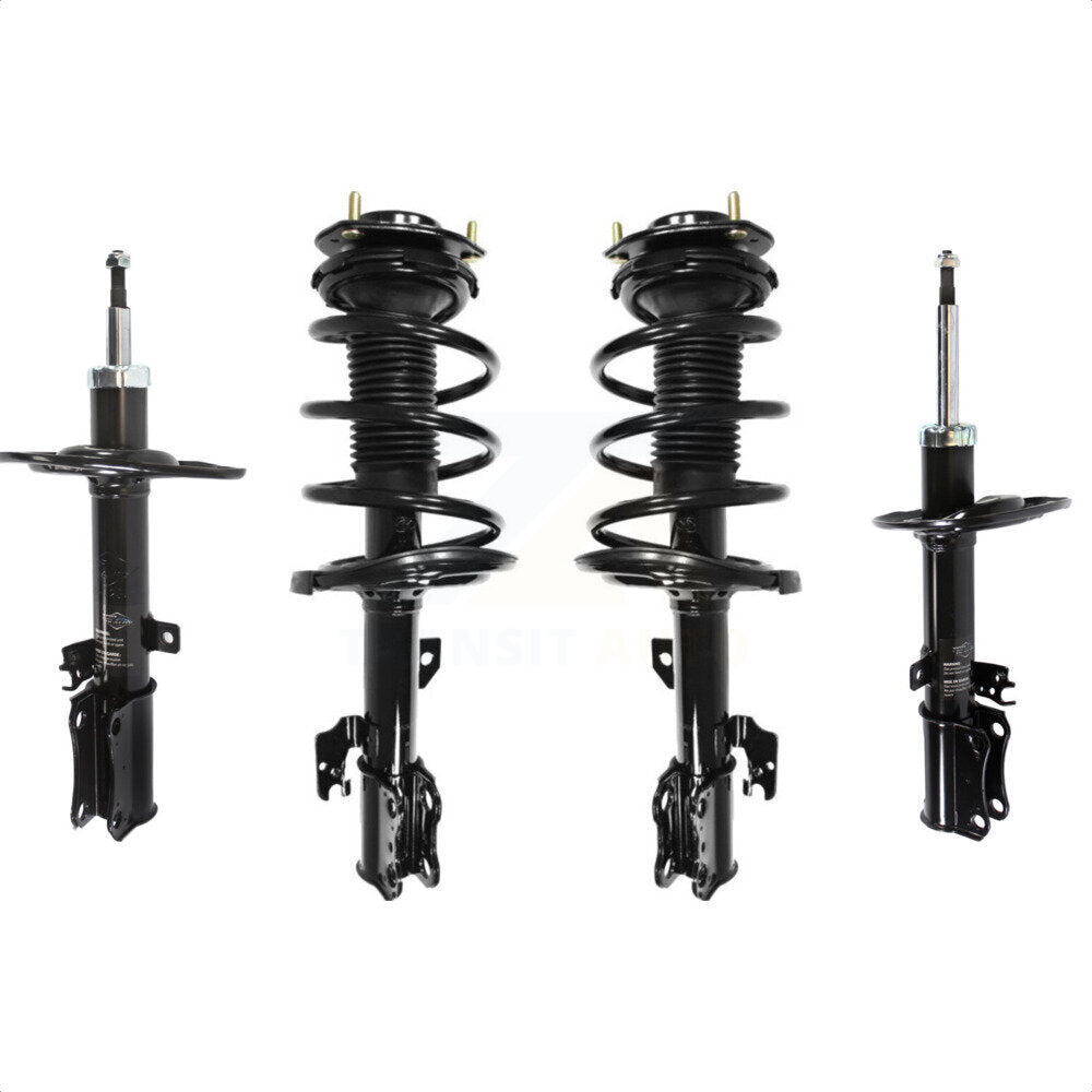 Front Rear Complete Suspension Shocks Strut And Coil Spring Mount Assemblies Kit For Lexus ES350 - Left Right Side (Driver Passenger) K78M-100362 by Transit Auto