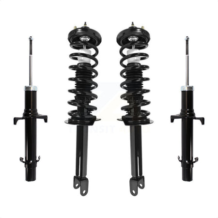 Front Rear Complete Suspension Shocks Strut And Coil Spring Mount Assemblies Kit For 2008-2012 Honda Accord - Left Right Side (Driver Passenger) K78M-100371 by Transit Auto