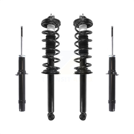 Front Rear Complete Suspension Shocks Strut And Coil Spring Mount Assemblies Kit For 2004-2008 Acura TSX - Left Right Side (Driver Passenger) K78M-100372 by Transit Auto