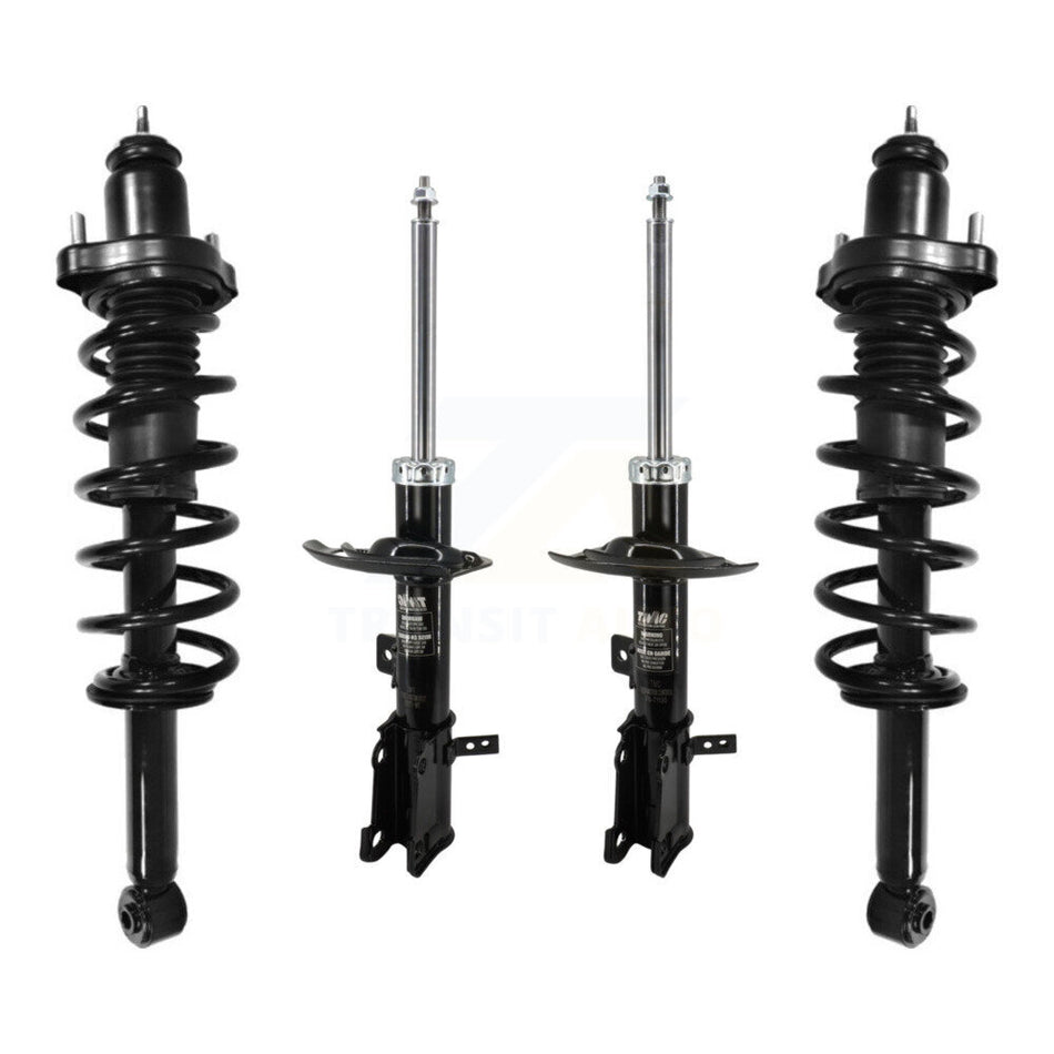 Front Rear Complete Suspension Shocks Strut And Coil Spring Mount Assemblies Kit For Chrysler Dodge Avenger 200 Sebring - Left Right Side (Driver Passenger) K78M-100379