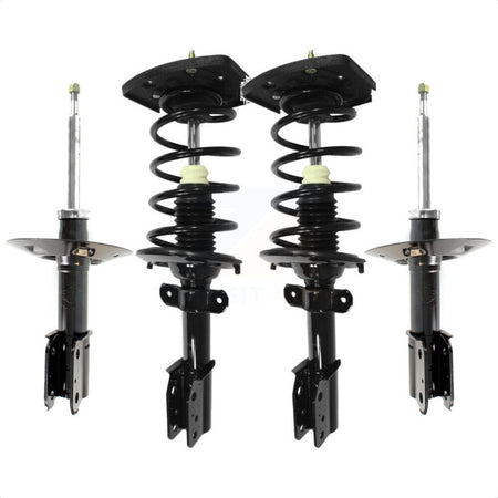 Front Rear Complete Suspension Shocks Strut And Coil Spring Mount Assemblies Kit For Chevrolet Impala Buick LaCrosse Monte Carlo Allure Fits 17" Wheels - Left Right Side K78M-100380 by Transit Auto