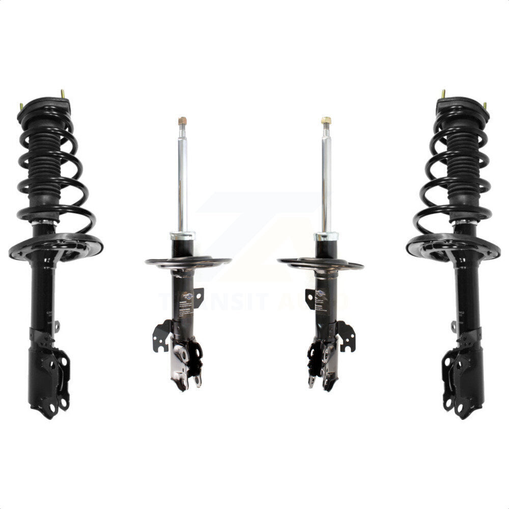 Front Rear Complete Suspension Shocks Strut And Coil Spring Mount Assemblies Kit For 2006 Toyota Avalon To 01 06 - Left Right Side (Driver Passenger) K78M-100386 by Transit Auto