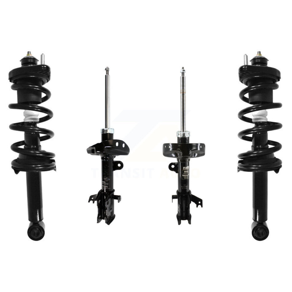 Front Rear Complete Suspension Shocks Strut And Coil Spring Mount Assemblies Kit For 2012-2014 Honda CR-V - Left Right Side (Driver Passenger) K78M-100392