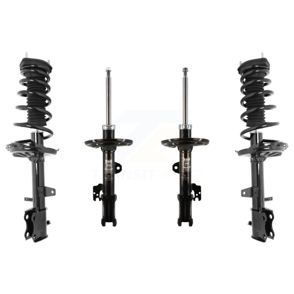 Front Rear Complete Suspension Shocks Strut And Coil Spring Mount Assemblies Kit For 2013-2015 Toyota Venza AWD Excludes Wheel Drive - Left Right Side (Driver Passenger) K78M-100402