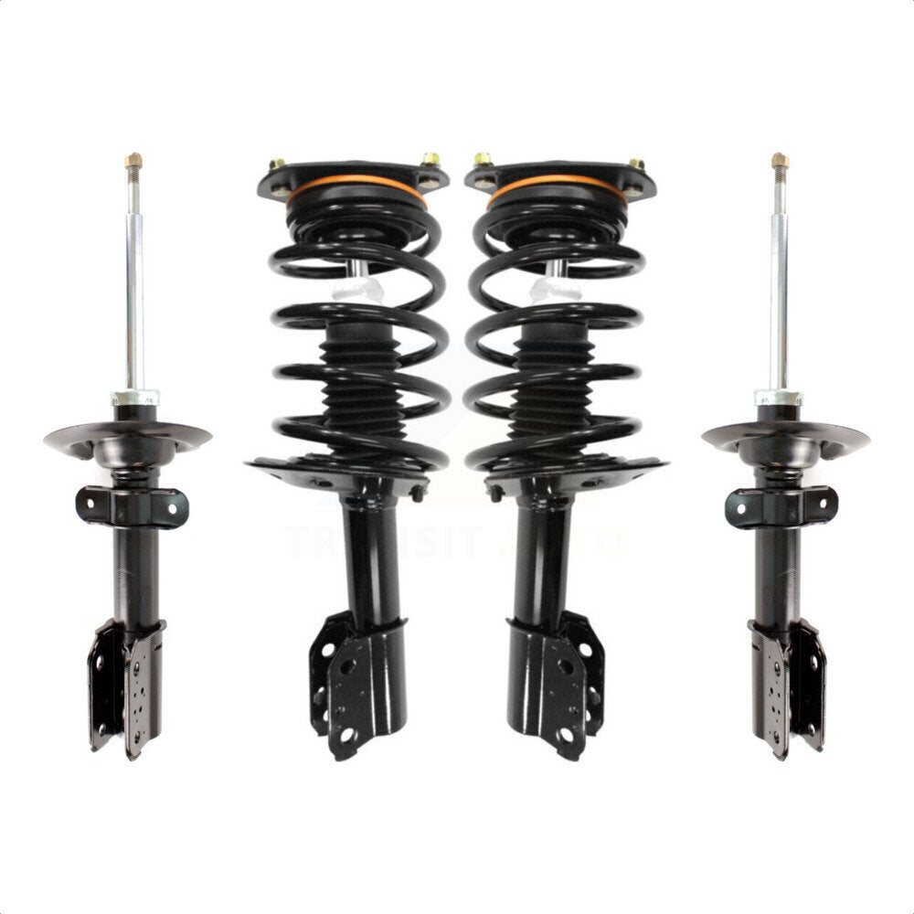 Front Rear Complete Suspension Shocks Strut And Coil Spring Mount Assemblies Kit For Chevrolet Impala - Left Right Side (Driver Passenger) K78M-100422 by Transit Auto