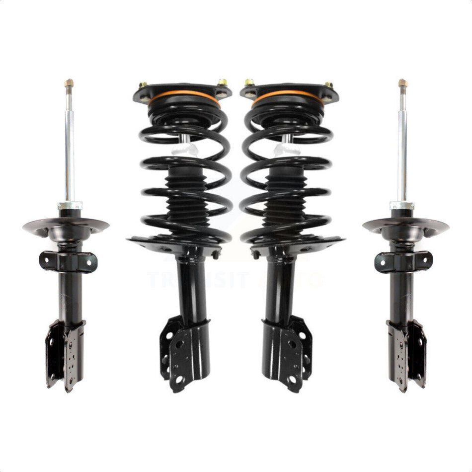 Front Rear Complete Suspension Shocks Strut And Coil Spring Mount Assemblies Kit For Chevrolet Impala - Left Right Side (Driver Passenger) K78M-100422 by Transit Auto