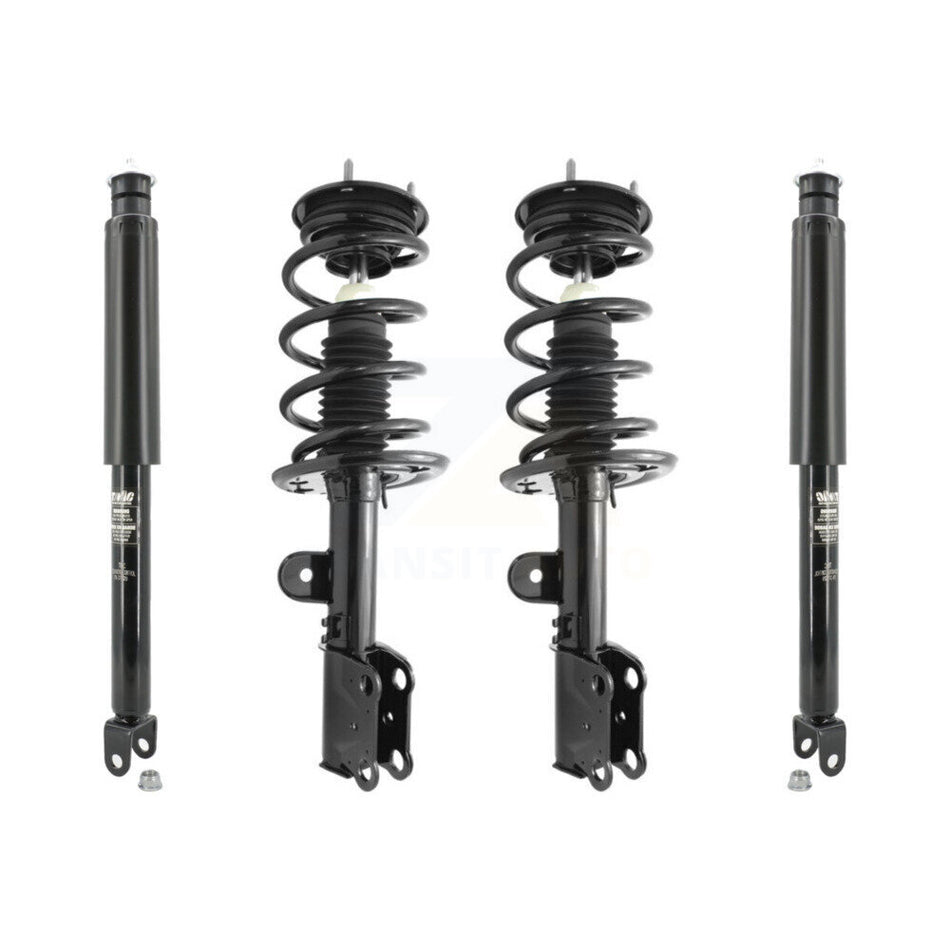 Front Rear Complete Shocks Strut & Coil Spring Assemblies Kit For Ford Flex Lincoln MKT K78M-100432