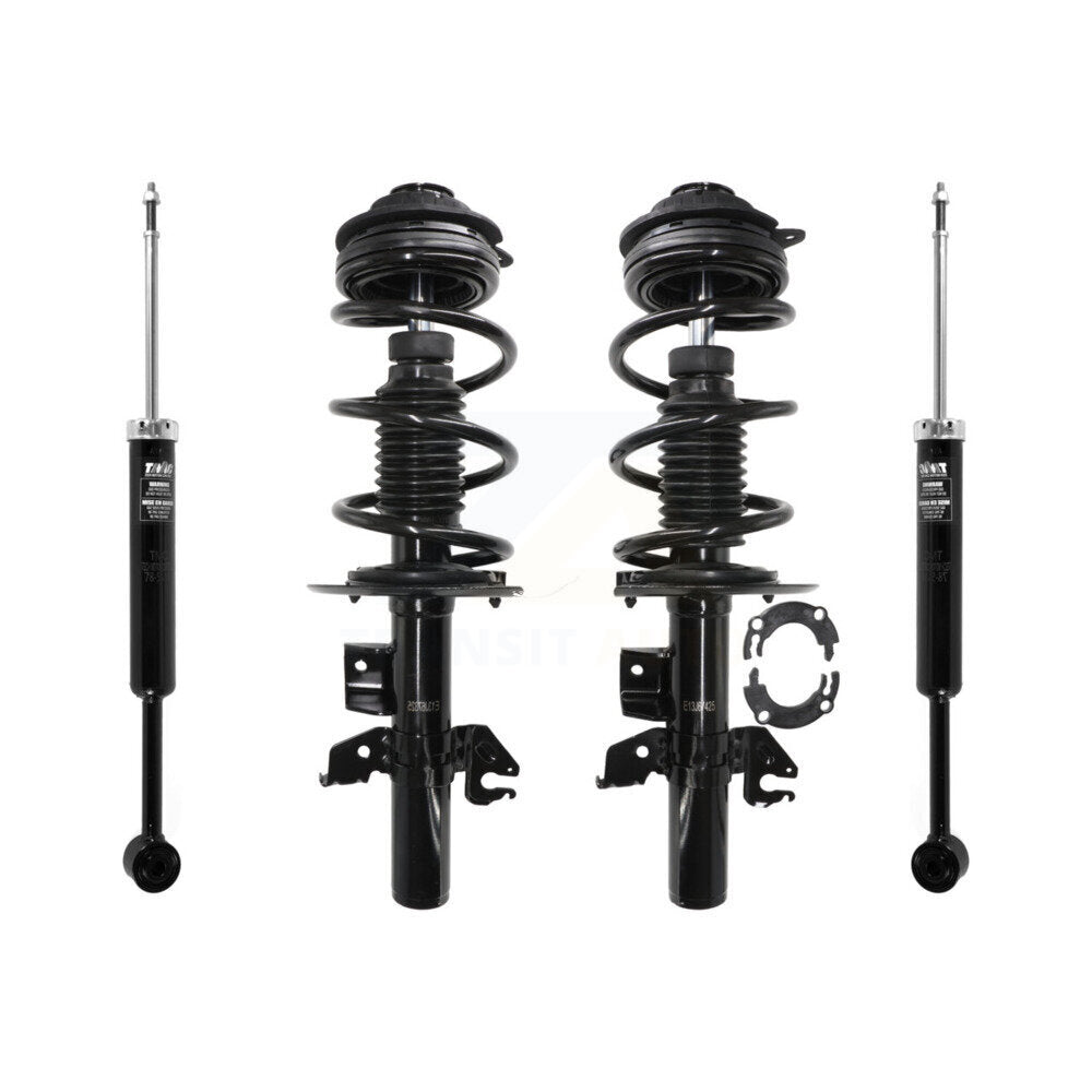 Front Rear Complete Shocks Strut & Coil Spring Assemblies Kit For 2015-2017 Chrysler 200 K78M-100463
