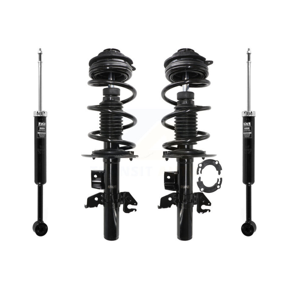 Front Rear Complete Shocks Strut & Coil Spring Assemblies Kit For 2015-2017 Chrysler 200 K78M-100463