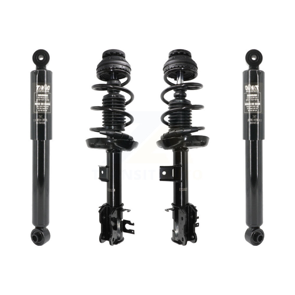 Front Rear Complete Shocks Strut And Coil Spring Mount Assemblies Kit For Fiat 500 K78M-100473