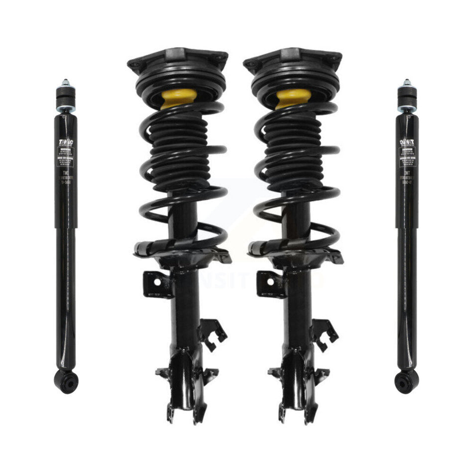 Front Rear Complete Shocks Strut & Coil Spring Mount Kit For 2009-2014 Nissan Cube Wagon K78M-100474