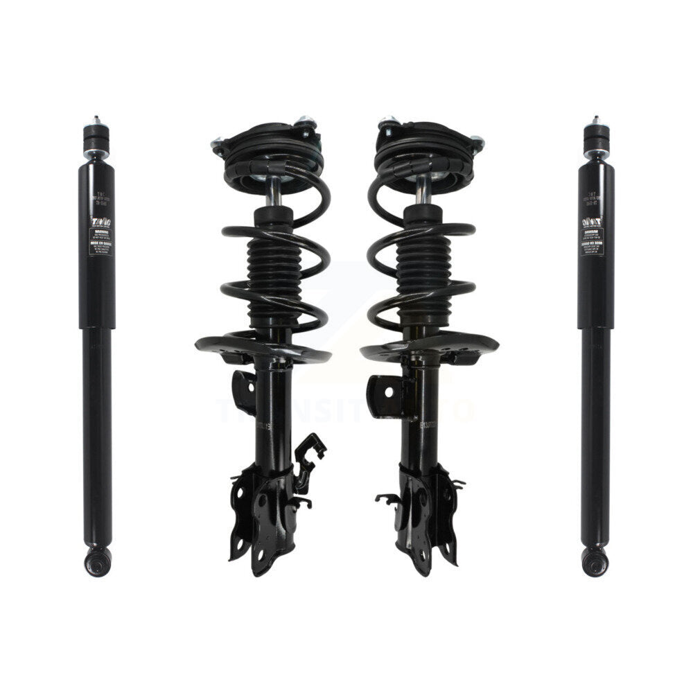 Front Rear Complete Shocks Strut & Coil Spring Assemblies Kit For 2011-2017 Nissan LEAF K78M-100476