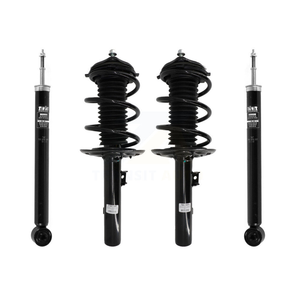 Front Rear Complete Shocks Strut And Coil Spring Mount Assemblies Kit For Honda Civic K78M-100479