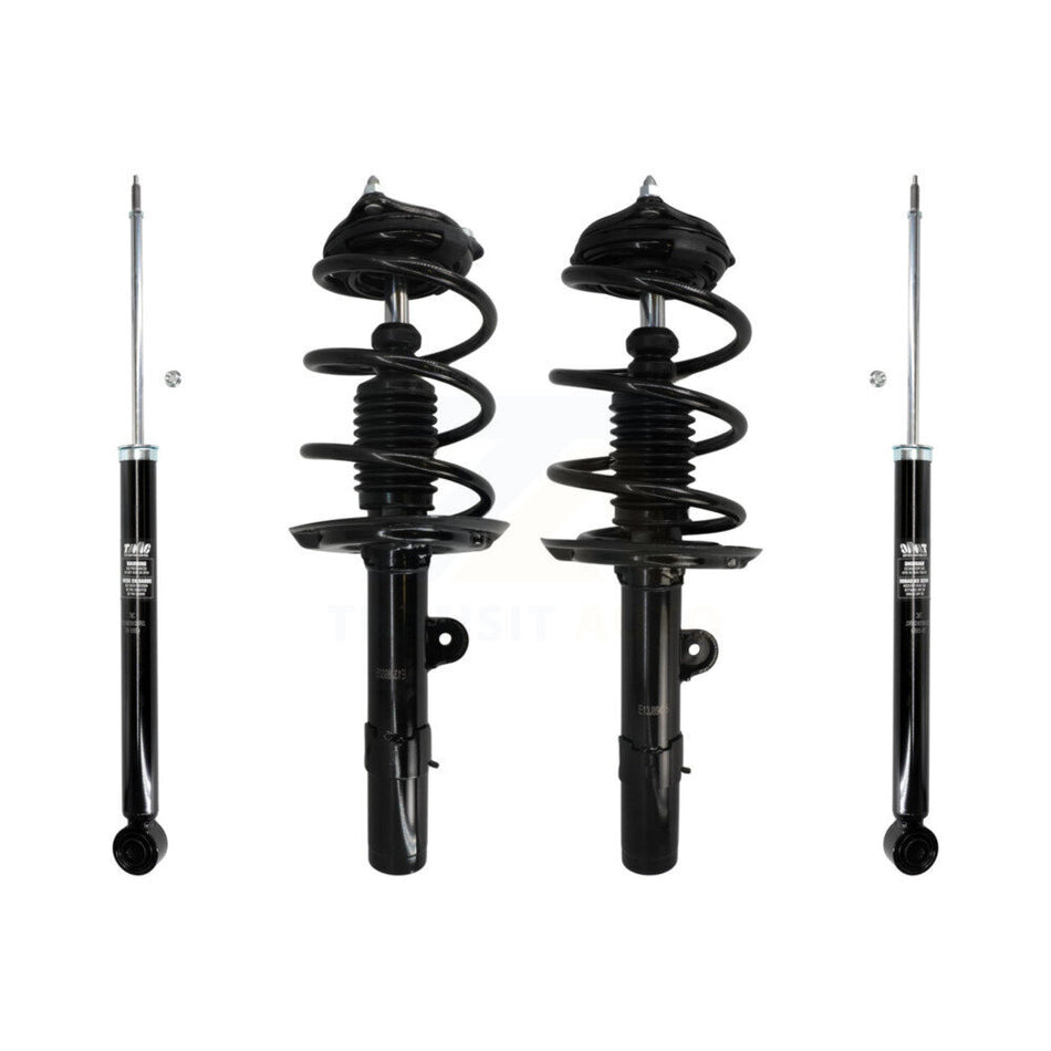 Front Rear Complete Shocks Strut Coil Spring Kit For Honda Accord 2.0L; Includes Hybrid K78M-100487