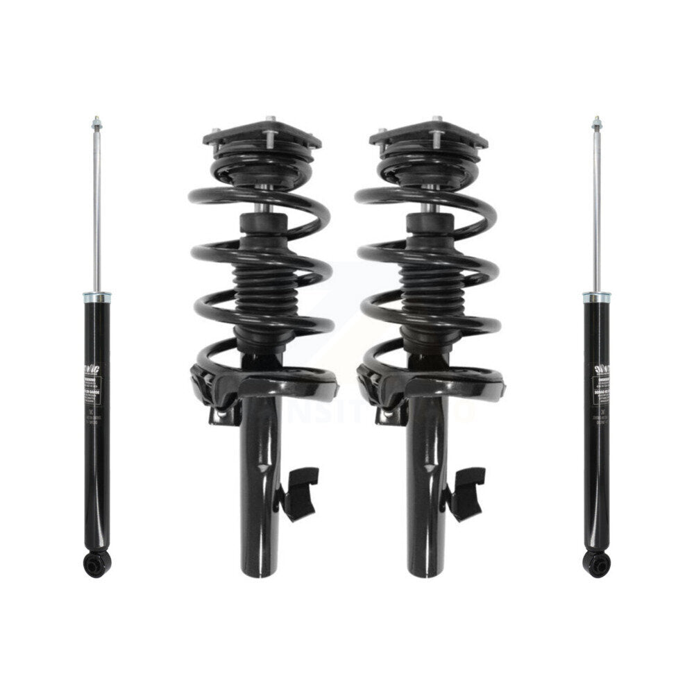Front Rear Complete Shocks Strut And Coil Spring Assemblies Kit For 2006-2013 Volvo C70 K78M-100489