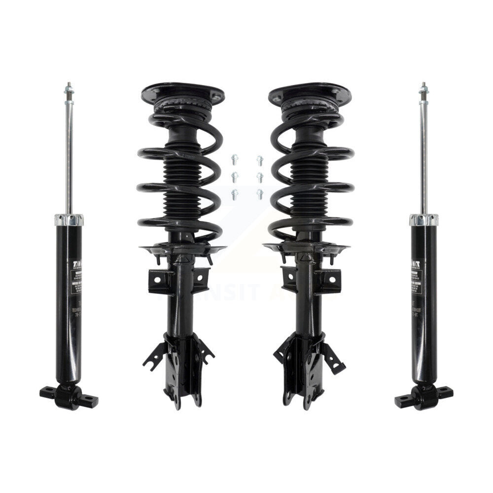 Front Rear Complete Shocks Strut And Coil Spring Mount Assemblies Kit For Ford Edge K78M-100491